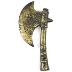 Petite hache dore 37cm