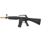 Party pro 333934, mitraillette d'assaut ak - 47 / m16 noire en plastique