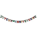 Party pro 40112194, guirlande joyeux anniversaire gante hologramme 3, 50m