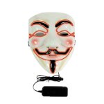 Party pro 40930890, masque  led lumineux, anonymous