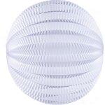 Party pro 50212l, lampion rond blanc 30 cm