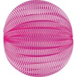 Party pro 50219l, lampion rond fuchsia 30 cm