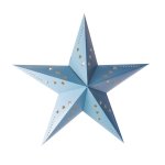 Party pro 50249, lanterne toile bleu glacier, 60 cm