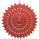 Party pro 50259s, eventail alvol rouge 20 cm