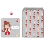 Party pro 812566, sachet de 8 cartes d'invitation vintage circus