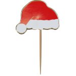 Party pro 812915, sachet de 10 pics � cocktail bonnets de no�l