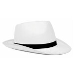 Party pro 84301082, chapeau borsalino rigide blanc