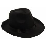 Party pro 8438036, chapeau borsalino tissu luxe, noir