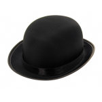 Party pro 8438038, chapeau melon tissu satin noir luxe Party pro 8438038, chapeau melon tissu satin noir luxe
