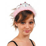 Party pro 85217, diadme marabout rose