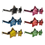 Party pro 8570214, lunettes star mtal colores (x1)
