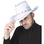Party pro 86010006, chapeau buffalo luxe blanc