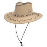 Party pro 86010007, chapeau buffalo luxe beige