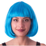 Party pro 86269, perruque cabaret turquoise non