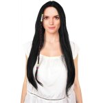 Party pro 86296, perruque hippie noire avec perles