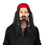 Party pro 86298, perruque de pirate avec bandeau