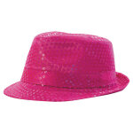Chapeau borsalino sequin non, rose