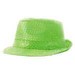 Party pro 865090618, chapeau borsalino sequin non, vert