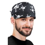 Party pro 865093, bandana pirate ttes de mort, noir et blanc