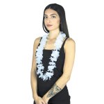 Party pro 8652006, collier hawai blanc