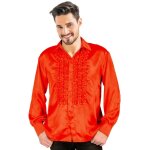 Party pro 8653187xl, chemise disco satin rouge, adulte xl Party pro 8653187xl, chemise disco satin rouge, adulte xl