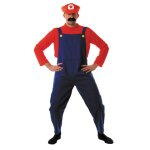 Party pro 86550, costume adulte plombier rouge et bleu