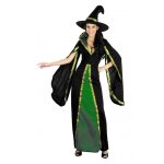 Party pro 87293336, dguisement de sorcire luxe verte adulte
