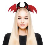 Party pro 8731204, serre - tte diable cornes et ailes