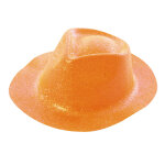 Party pro 87319206, chapeau borsalino paillettes orange