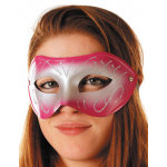 Destockage, masque vnitien rose et argent