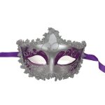 Party pro 87372, masque vnitien violet et argent