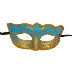 Party pro 87374, loup v�nitien turquoise et or