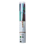 Party pro 878882510, canon  confettis 25cm rectangle, multicolore