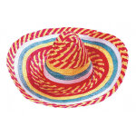 Party pro 879001, chapeau sombrero mexicain multicolore