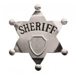 Party pro 90421, etoile de sheriff argent
