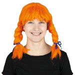 Party pro 9049, perruque fifi couettes femme orange