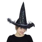 Party pro 908100, chapeau de sorcire toiles irises luxe adulte