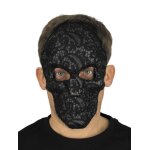 Party pro 908118, masque t�te de mort dentelle noir
