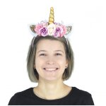 Party pro 90824, serre - tte licorne paillete  fleurs