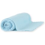 Party pro 908303, chemin de table gaze de coton 30 cm x 3 mtres bleu pastel