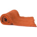 Party pro 908313, chemin de table voile de coton 30 cm x 3 m�tres orange brul�