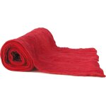 Party pro 908317, chemin de table voile de coton 30 cm x 3 m�tres rouge