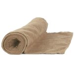 Party pro 908325, chemin de table velours c�tel� 30 cm x 3 m�tres gr�ge