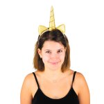 Party pro 90855, serre - tte licorne paillet or