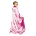 Party pro 90873, cape de princesse luxe r�versible rose enfant