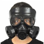 Party pro 91265008, masque  gaz factice noir
