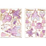 Party pro 913340, stickers chteau de princesse x 35