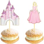 Party pro 913343, sachet de 10 pics � cocktail ch�teau de princesse