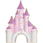 Party pro 913346, sachet de 8 cartes d'invitation ch�teau de princesse
