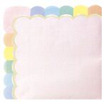 Party pro 91350, sachet de 16 serviettes festonnées roses pastel Party pro 91350, sachet de 16 serviettes festonnées roses pastel